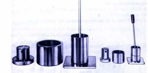 Aggregate Crushing Value Apparatus - Stainless Steel, 150 mm Diameter Cylinder | Manual Operation, Accurate Testing, 1-Year Warranty