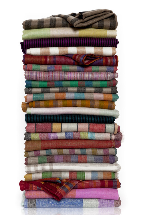 Striped Pashmina Shawls
