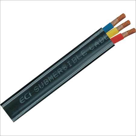 Black Flat Submersible Cable