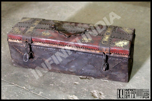 Machine Made Antique Metal Box