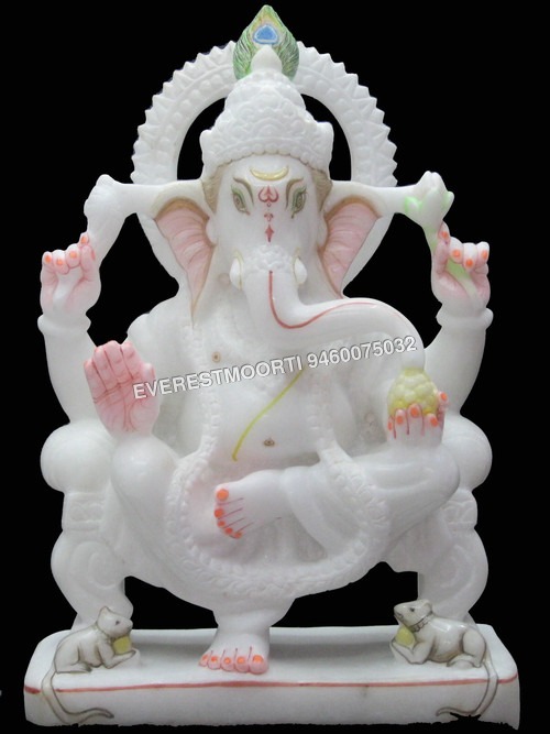 मकराना मार्बल गणेश मूर्ति