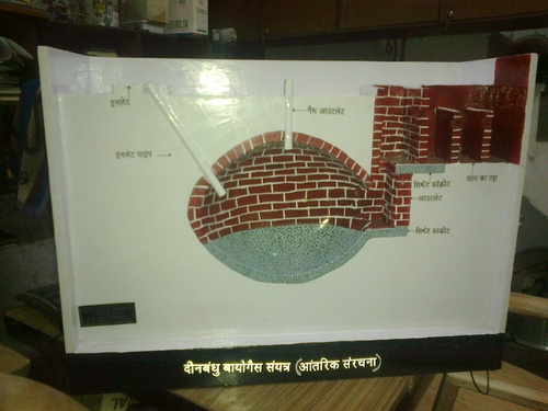 फिक्स्ड बायोगैस प्लांट मॉडल