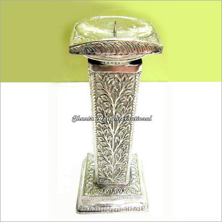 Silver Candle Stand