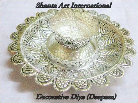 Auspicious Silver Diya