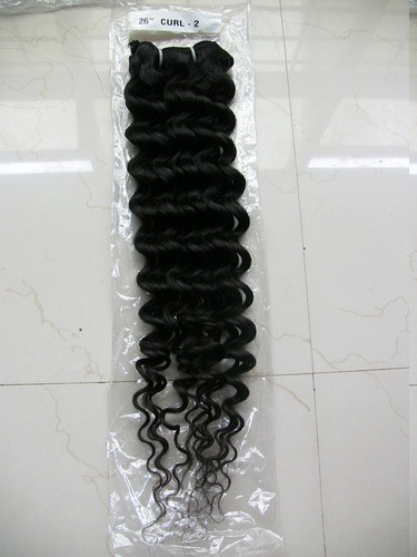 Machine Weft Curly Hair - Virgin Human Hair, 100 Grams - Trendy Natural Look, Heat Resistant, No Shedding, Long-lasting Soft Texture