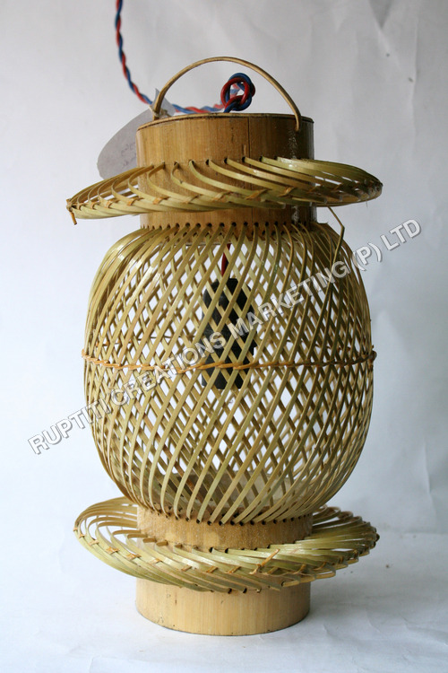 बांस की लैंप शेड