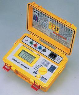 Yellow Digital Milliohm Meter