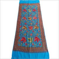 हुक वर्क हैंड एंब वुलन स्टोल चिनार डिज़ाइन