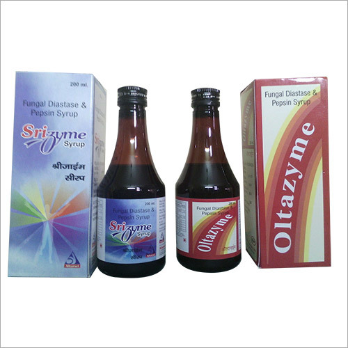 Fungal Diastase With Pepsin Syrups Drug Solutions