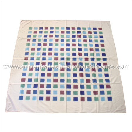 Multi Color Handloom Woven Warp And Weft Bed Spread