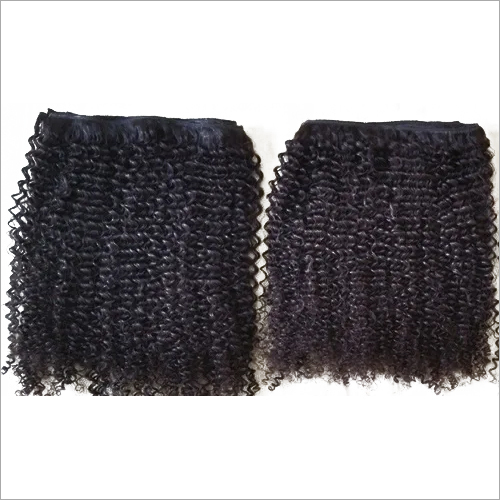 प्राकृतिक प्रोसेस्ड स्टीम कर्ली ह्यूमन हेयर