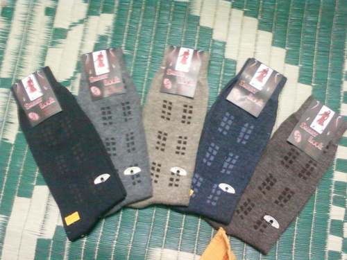 Men Sock - Blended Cotton Full Leg, Multicolor Checked Pattern | High Elasticity, Anti-Wrinkle, Breathable, Quick Dry, Washable