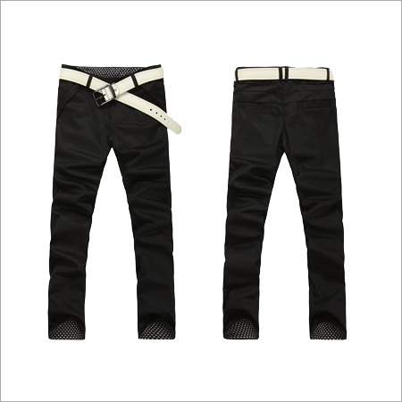 Casual Trousers - Lightweight Cotton Blend, Black | Modern Style, Washable, Available in Multiple Sizes