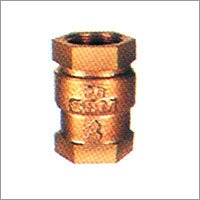 ब्रॉन्ज वर्टिकल चेक वाल्व मानक स्क्रूड