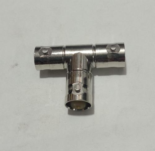 टी टाइप बीएनसी (एफ-एफ-एफ) एडाप्टर 3Ghz आवेदन: आईबीएस - बीटीएस समाधान