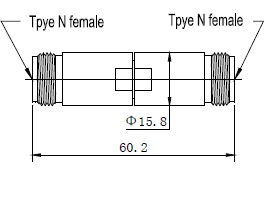2.4 मिमी (एम) से 3.5 मिमी (एफ) उच्च आवृत्ति एडाप्टर जॉइंटर