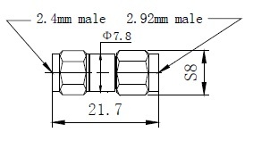 2.4 मिमी (एम) -2.92 मिमी (एम) एडाप्टर 1 आवेदन: औद्योगिक