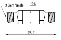 3.5 मिमी एफ से 3.5 मिमी एफ एडाप्टर आवेदन: उच्च आवृत्ति विभाजन