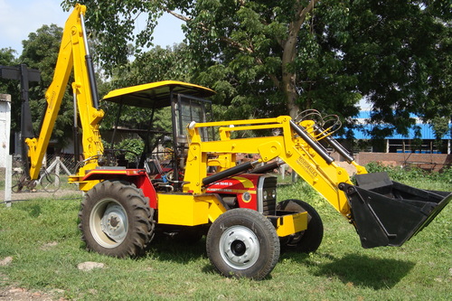 Coal Backhoe Loader - Color: Yellow