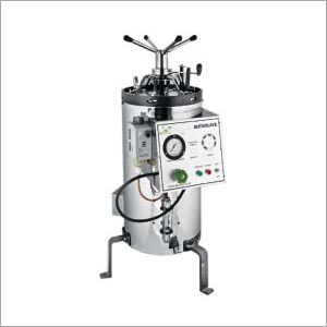 Autoclave Vertical Analogue Manual (Double Walled) - Stainless Steel, Electric, Double Walled | Manual Control, Analogue Pressure Gauge, Efficient Sterilization