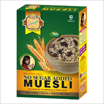 कोई चीनी नहीं मिलाई गई म्यूजली