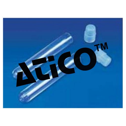 Ria Vials - Polypropylene/Polystyrene 1275mm, Clear | Sterile, 12mm Cap, 3000/1400 RCF, Ideal for RIA, Coagulation, Bacteriology