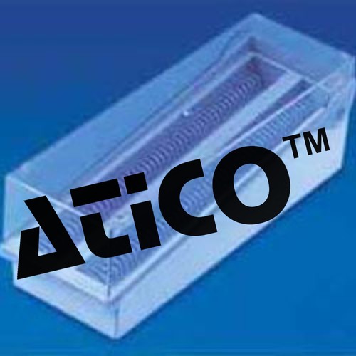 Slide Storage Rack - ABS Material, Holds 100 Slides | Numeric Indexing with Transparent Cover for Easy Viewing