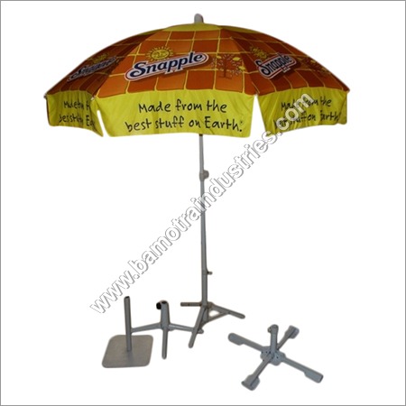 Yellow And Red Rotary Printing Promotional Umbrellas