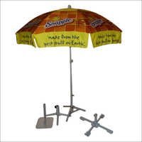 पीले और लाल रोटरी प्रिंटिंग प्रोमोशनल छतरियां