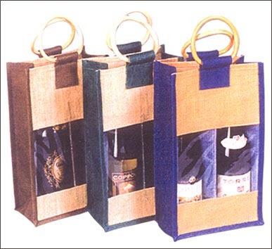 Wine Bottle Jute Bags