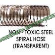 Round Non A   Toxic Steel Spiral Transperent Hose