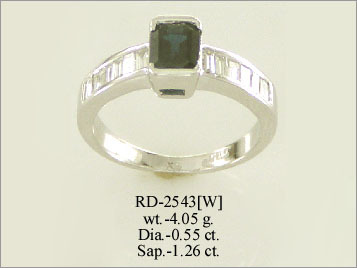 Sapphire Diamond Ring