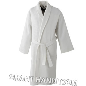 cotton terry bathrobe