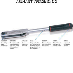 Britool Torque Wrenches - Stainless Steel, 3-8 Inch Blade Size, Silver | Compact Design, Push-Through Drive, Multiple Scales, Fully Repairable