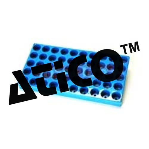 Rack for Scintillation Vial - Polypropylene, 90 Vials of 8 ml & 50 Vials of 20 ml Capacity, Blue | Autoclavable, Corrosion Resistant, Stable Racks, Easy Handling