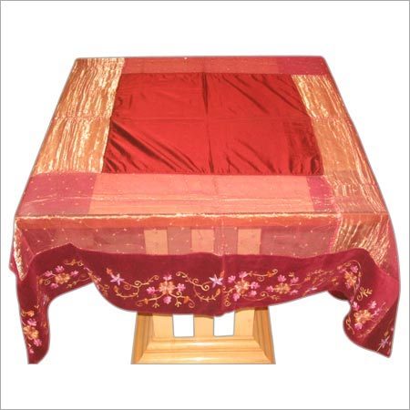 Brown Embroidered Table Covers