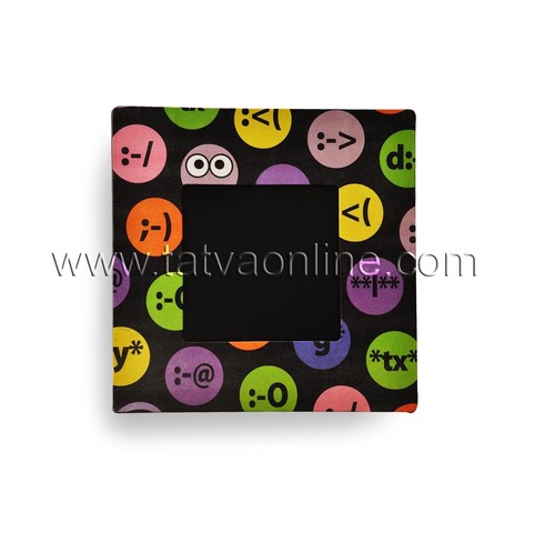 Black And Green And Yellow Cardboard Photo Frames