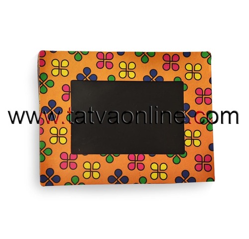 Paper Orange Photo Frame