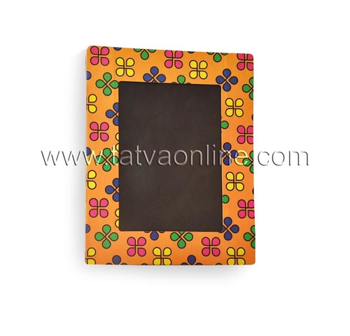 Paper Orange Cardboard Photo Frame