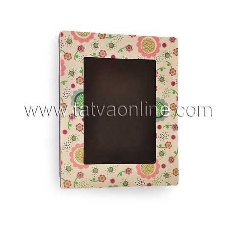 Cream And Green 5X7 Photo Frame Handmade