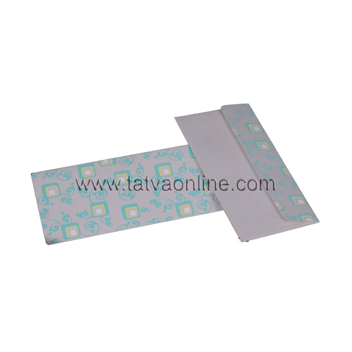 Wedding Envelopes - Premium Textured Paper, 19 x 8.5 cms | Elegant Silk Screen Prints, Display Friendly Packs of 4