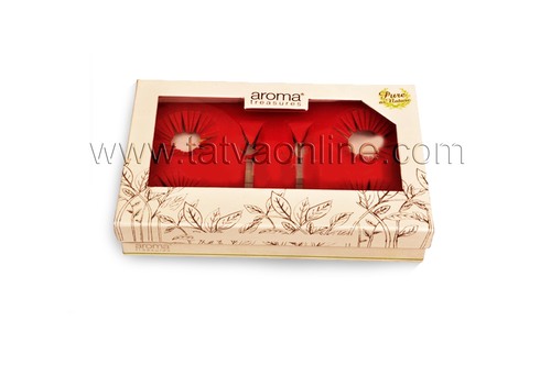 Premium Eco-Friendly Packaging Boxes - Rectangular Design, Golden and Red Color Options | Custom Made for Personal Care Products with Transparent Window Feature, Offset Printed and Laminated Finish