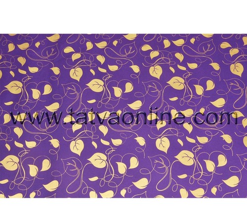 Purple And Cream Gift Wrap Paper