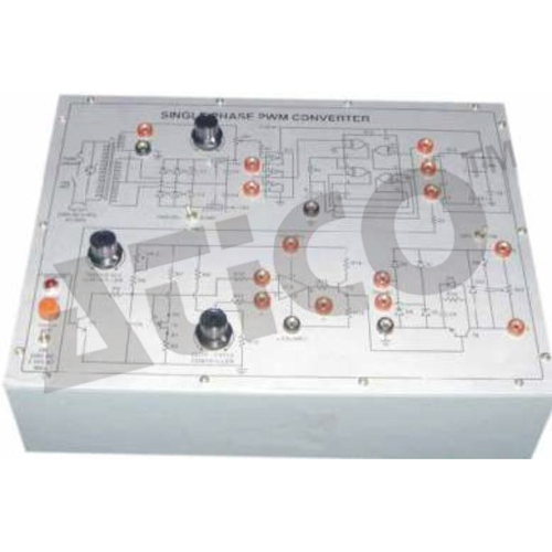 सिंगल फेज पीडब्लूएम कन्वर्टर - 412x150x310 mm, 4 Kg | हेक्स इनवर्टर गेट, 12V DC पावर सप्लाई, ऑप-एम्प टाइमर, दो एनपीएन ट्रांजिस्टर