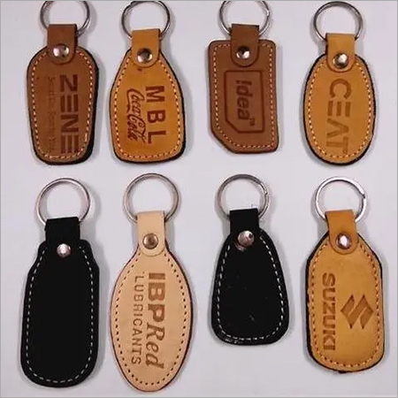 Designer Leather Keyring