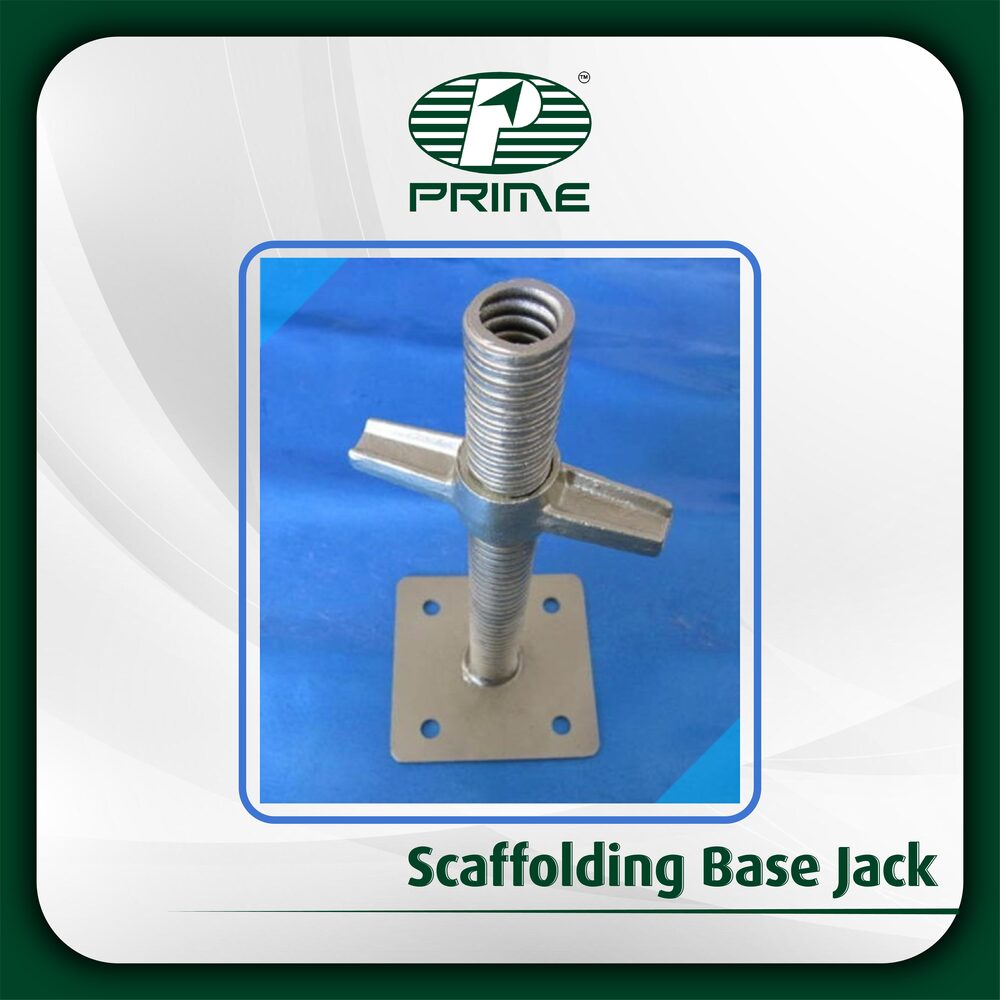 Industrial Jacks - High-Grade Steel, Silver Finish | Versatile Lifting Solutions for Construction and Formwork Projects, High Load Capacity, Safety Features
