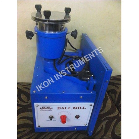 Ball Mill Laboratory - High-Speed Electrically Operated, Variable Speed Up to 250 RPM, Interchangeable Jar, 40 Steel Balls Included
