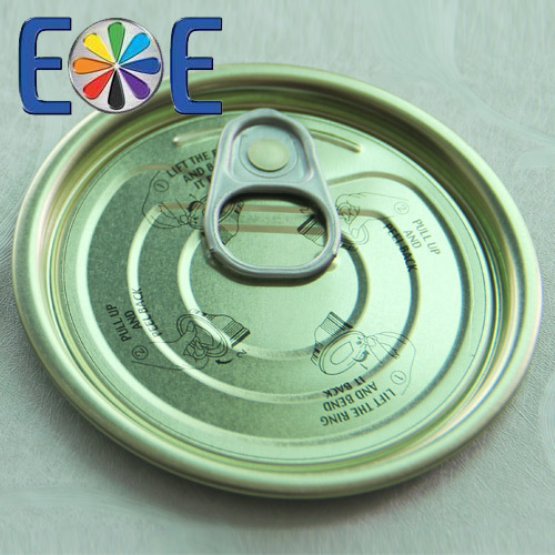 Tinplate packaging lid