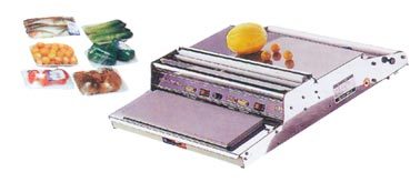 Tray Wrapping Machine - Stainless Steel Body, Semi-Automatic Operation | User-Friendly Design, Efficient Heating/Cutting Blade, 6-Month Warranty