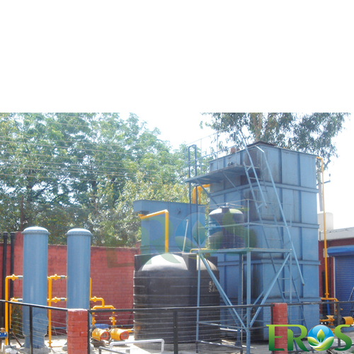 Industrial Sewage Treatment Plant - Ms Material, Semi Automatic Operation | Electric Power Source, 1 Year Warranty, Blue Color